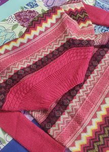 Multicoloured Wollen Dress
