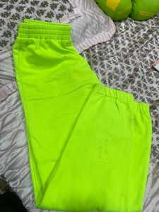 Neon Green Joggers