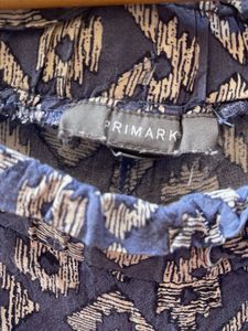 Blue Diamond Print Shorts