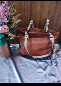Chic Brown Tote Handbag
