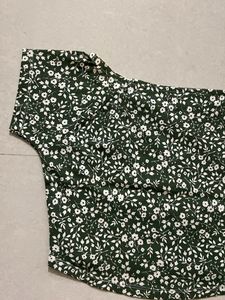 Ginger Floral Print Crop Top