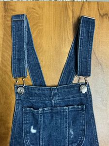 Blue Denim Short Overalls
