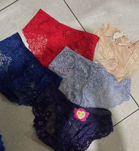 5 Lace Panties Set