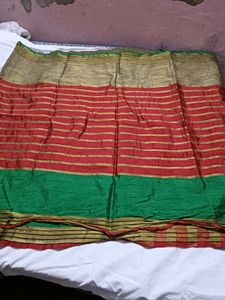 Elegant Striped Saree