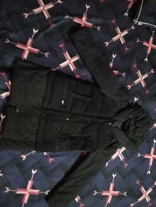 Stylish Black Quilted Winter Jacket...