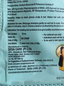 Sesa Hair Spa Kit