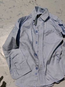 Blue Patterned Shirt