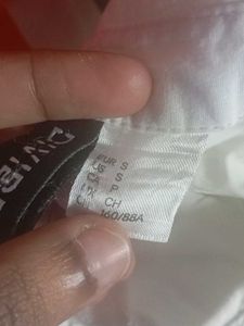 White H&amp;M Button-Down Shirt