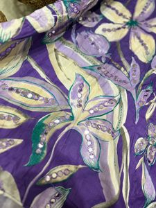 Beautiful Purple Floral Kurta Set