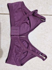 Comfortable Purple Bra