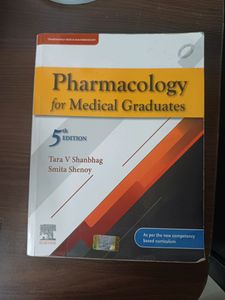 SHANBHAG PHARMACOLOGY MBBS 2ND YEAR BOOKS