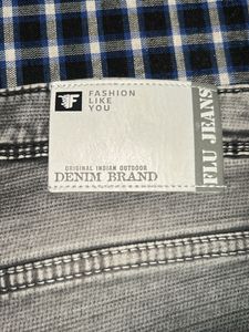 Gray Denim Jeans
