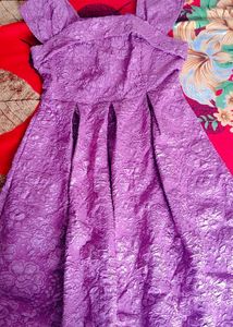magenta dress
