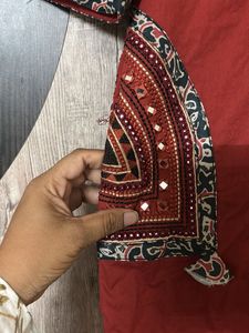 Red Anarkali Kurta