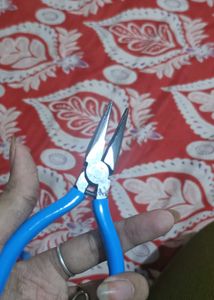 Blue Handle Long Nose Pliers