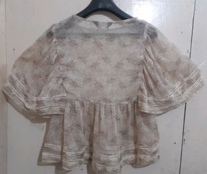 CUTESY CAPE TOP FOR WOMEN