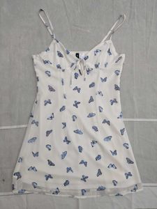 Butterfly Print H&amp;M Mini Dress