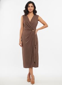 Elegant Printed Midi Dress