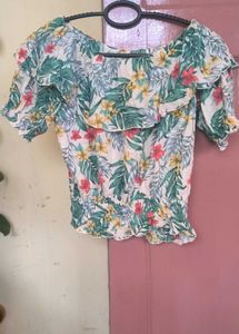 Combo stylish stripe and floral shirt women