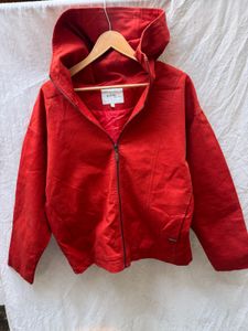 Red Hooded Jacket