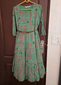 A-line Kurta With Belt