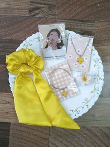 new yellow hair accessories combo