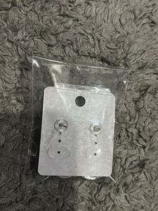 white elegant earring