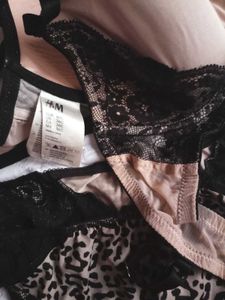 Lace &amp; Leopard Lingerie Set
