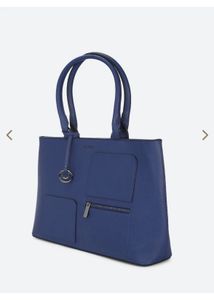Chic Blue Tote Handbag