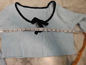 Cute Light Blue Cardigan