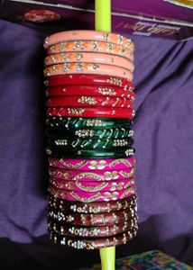 Beautiful Multi-Colour & Designer Bangles Set of 5