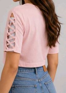 Cute Pink "Make Some Noise" Sequin Top