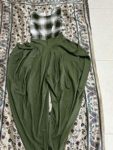 Green Dhoti Kurta Set
