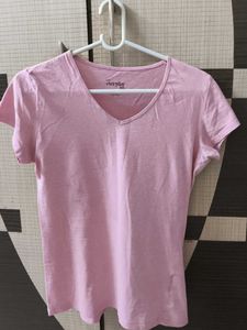 "Baby Pink Tee &amp; Fitted Jacket"Set