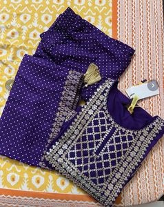 Elegant Purple Kurta Set with Dupatta