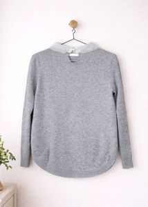 Elegant Bow Collar Sweater (New)