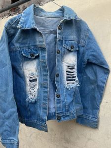 Distressed Denim Jacket