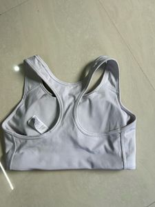 Nike White Sports Bra - Like New