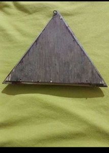 Unique Wooden Triangle Key Holder