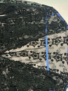 Elegant Black Lace Kimono