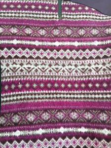 Cozy Patterned Zip-Up Sweater