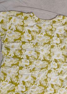 Floral Print short Kurta