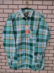 Superdry Plaid Long Sleeve Shirt