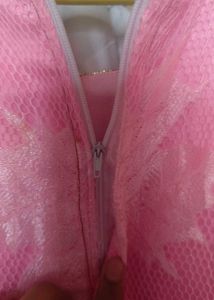 Pink Sequined Lehenga Choli Set