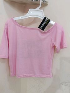 Pink Crop Top