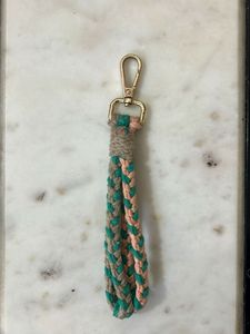 Boho Braided Keychain