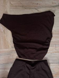 BROWN CO-ORD SET