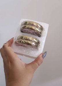 Chunky Gold bangles