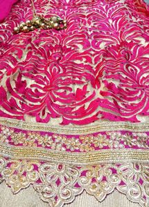Women Wedding Net Lehenga Choli