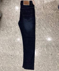 Stylish Dark Wash Slim Fit Jeans